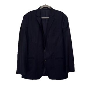Ralph Lauren‎ Men's 33L Blue  100% Wool 2-Button Blazer Suit Jacket Sport Coat